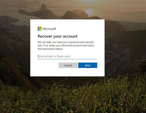 Please enter it and click Next to continue. . Forgot microsoft account
